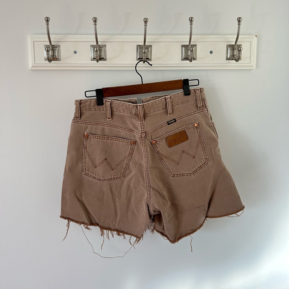 Wrangler A-Line Denim Short - Ochre Wash